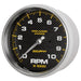 AutoMeter 200801-40 5in. IN-DASH TACHOMETER; 0-10;000 RPM; MARINE CARBON FIBER - Truck Part Superstore