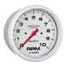 AutoMeter 200801 5in. IN-DASH TACHOMETER; 0-10;000 RPM; MARINE WHITE - Truck Part Superstore