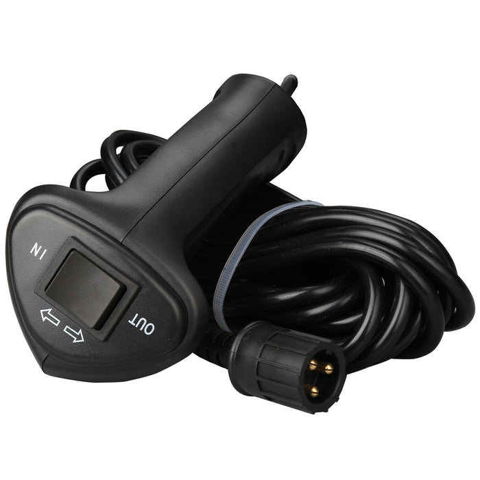 Bulldog Winch 20080 Winch Controller Hand Control Truck W/3 Prong Push In Plug Bulldog Winch - Truck Part Superstore