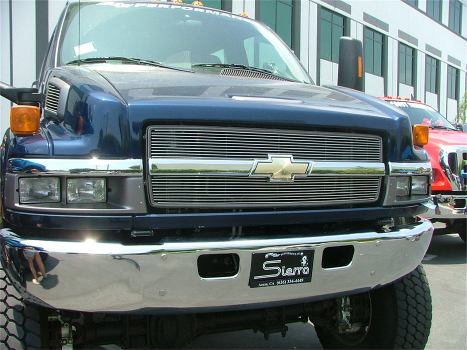 T-Rex Grilles 20083 Billet Series Grille; Horizontal; Aluminum; Polished; 1 Pc; Insert; - Truck Part Superstore