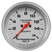 AutoMeter 200844-33 2-5/8in. PYROMETER; 0-1;600 deg.F; MARINE SILVER ULTRA-LITE - Truck Part Superstore