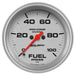 AutoMeter 200851-33 GAUGE; FUEL PRESSURE; 2 5/8in.; 100PSI; DIGITAL STEPPER MOTOR; MARINE SILVER - Truck Part Superstore
