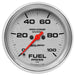 AutoMeter 200851-35 GAUGE; FUEL PRESSURE; 2 5/8in.; 100PSI; DIGITAL STEPPER MOTOR; MARINE CHROME - Truck Part Superstore