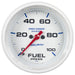 AutoMeter 200851 GAUGE; FUEL PRESSURE; 2 5/8in.; 100PSI; DIGITAL STEPPER MOTOR; MARINE WHITE - Truck Part Superstore