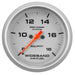 AutoMeter 200870-33 GAUGE; AIR/FUEL RATIO-WIDEBAND; ANALOG; 2 5/8in.; 8:1-18:1; STPR MTR; MARINE SIL - Truck Part Superstore
