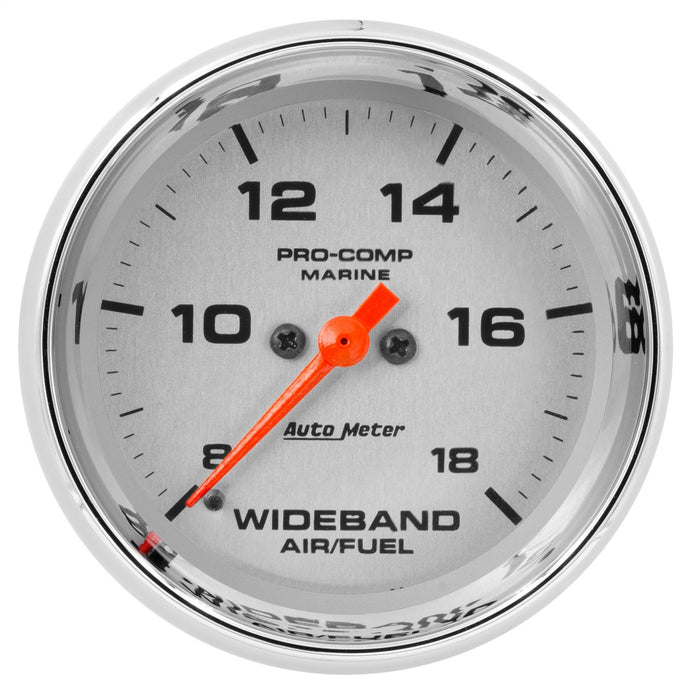 AutoMeter 200870-35 GAUGE; AIR/FUEL RATIO-WIDEBAND; ANALOG; 2 5/8in.; 8:1-18:1; STPR MTR; MARINE CHR - Truck Part Superstore
