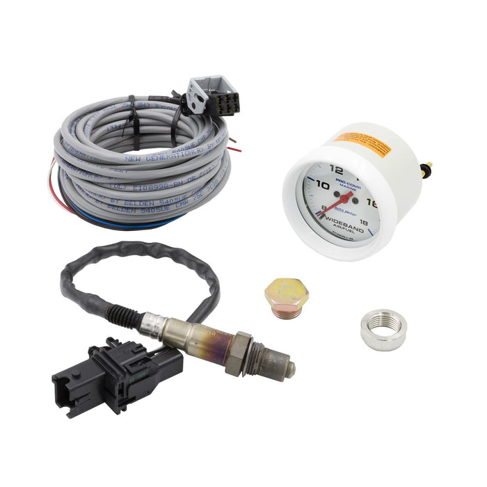 AutoMeter 200870 GAUGE; AIR/FUEL RATIO-WIDEBAND; ANALOG; 2 5/8in.; 8:1-18:1; STPR MTR; MARINE WHI - Truck Part Superstore