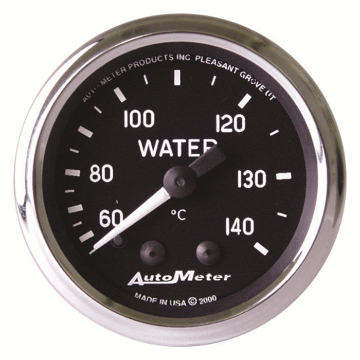 AutoMeter 201007 GAUGE; WATER TEMP; 2 1/16in.; 60-140deg.C; MECHANICAL; COBRA - Truck Part Superstore