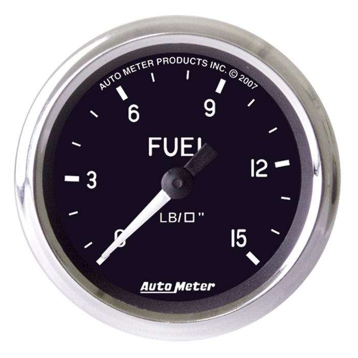 AutoMeter 201010 GAUGE; FUEL PRESSURE; 2 1/16in.; 15PSI; MECH. INCL. ISOLATOR; COBRA - Truck Part Superstore