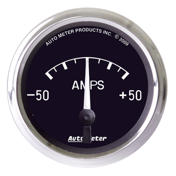 AutoMeter 201012 GAUGE; AMMETER; 2 1/16in.; 50A; ELECTRIC; COBRA - Truck Part Superstore