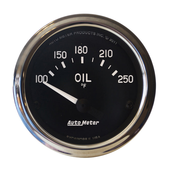 AutoMeter 201018 GAUGE; OIL TEMP; 2 1/16in.; 100-250deg.F; ELECTRIC; COBRA - Truck Part Superstore