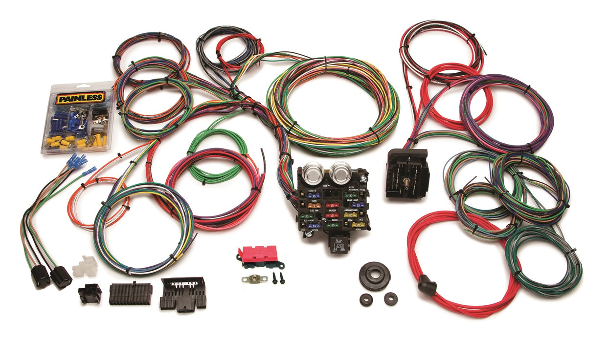 Painless Wiring 20103 21 Circuit Classic Customizable Muscle Car Harness - Truck Part Superstore