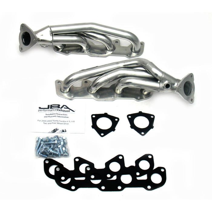 JBA Racing Headers 2010SJS 00-04 Tundra/Sequoia 4.7L Sil Cer - Truck Part Superstore
