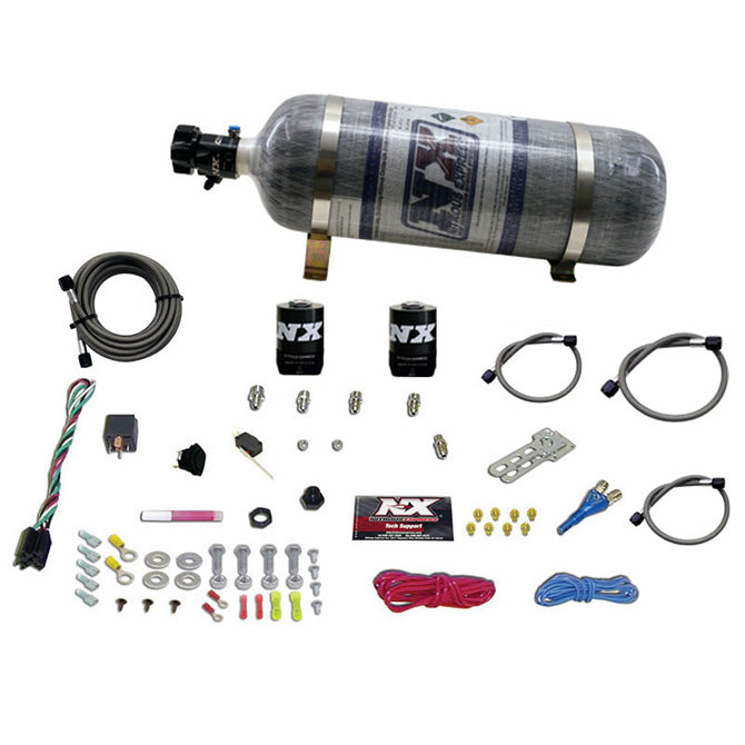 Nitrous Express 20113-12 FORD EFI RACE (100-150-200-250HP) SINGLE NOZZLE WITH COMPOSITE BOTTLE - Truck Part Superstore