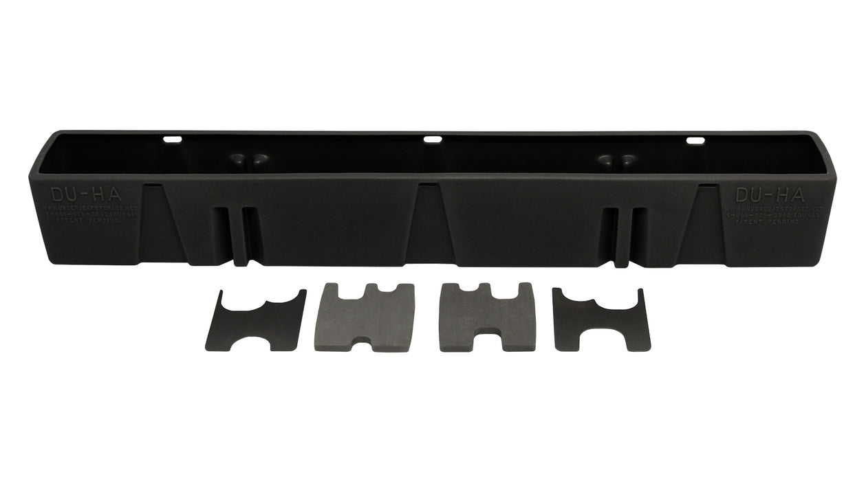 DU-HA 20114 DU-HA® Behind The Seat Storage Gun Case; Incl. Gun Rack/Organizer; Black; - Truck Part Superstore