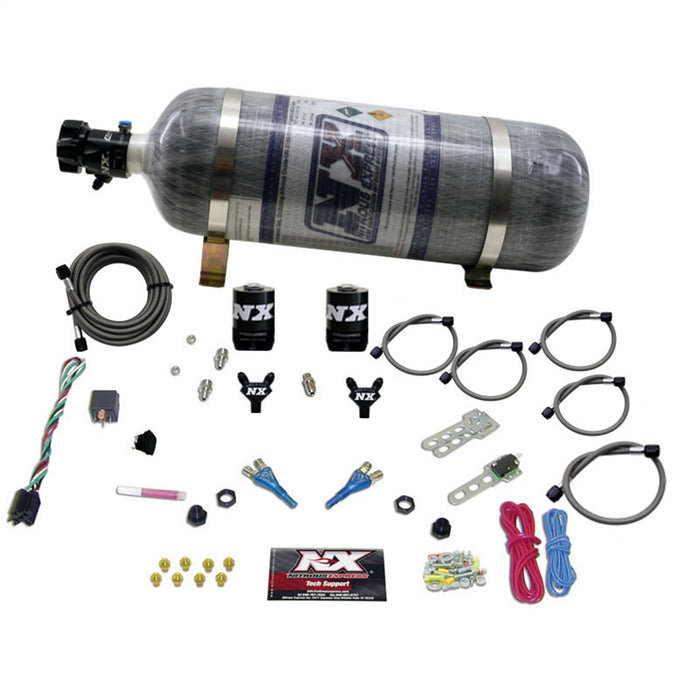 Nitrous Express 20115-12 FORD EFI DUAL NOZZLE (100-300HP) WITH COMPOSITE BOTTLE - Truck Part Superstore