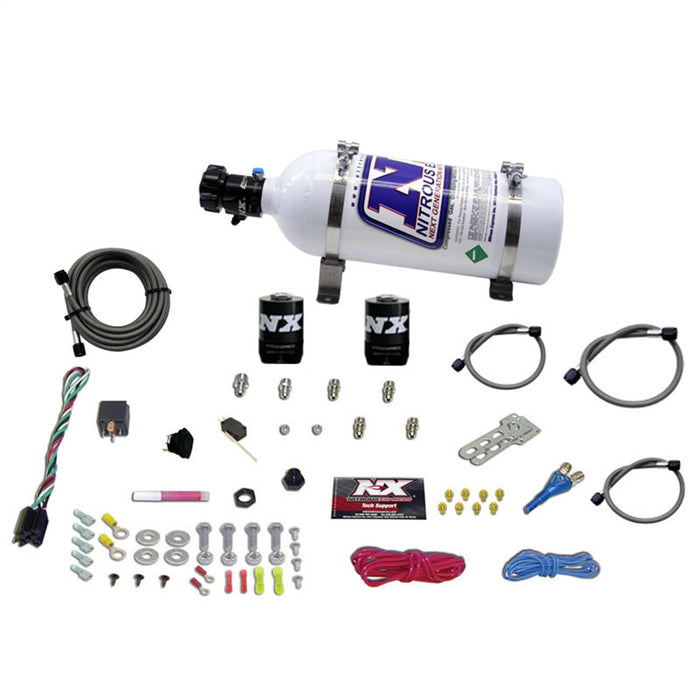 Nitrous Express 20118-05 GM EFI RACE (100-150-200-250HP) SINGLE NOZZLE WITH 5LB BOTTLE - Truck Part Superstore