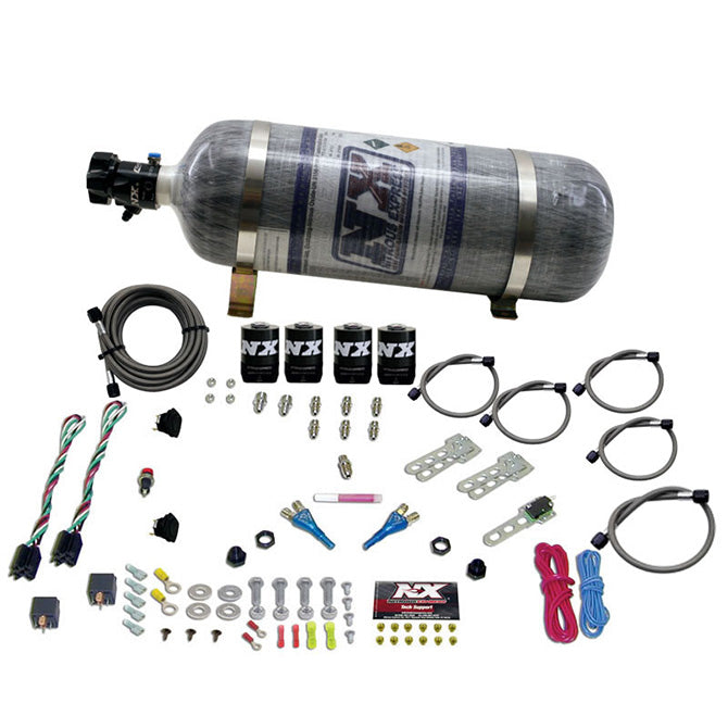 Nitrous Express 20124-12 FORD EFI DUAL STAGE (50-75-100-150HP X 2) WITH COMPOSITE BOTTLE - Truck Part Superstore