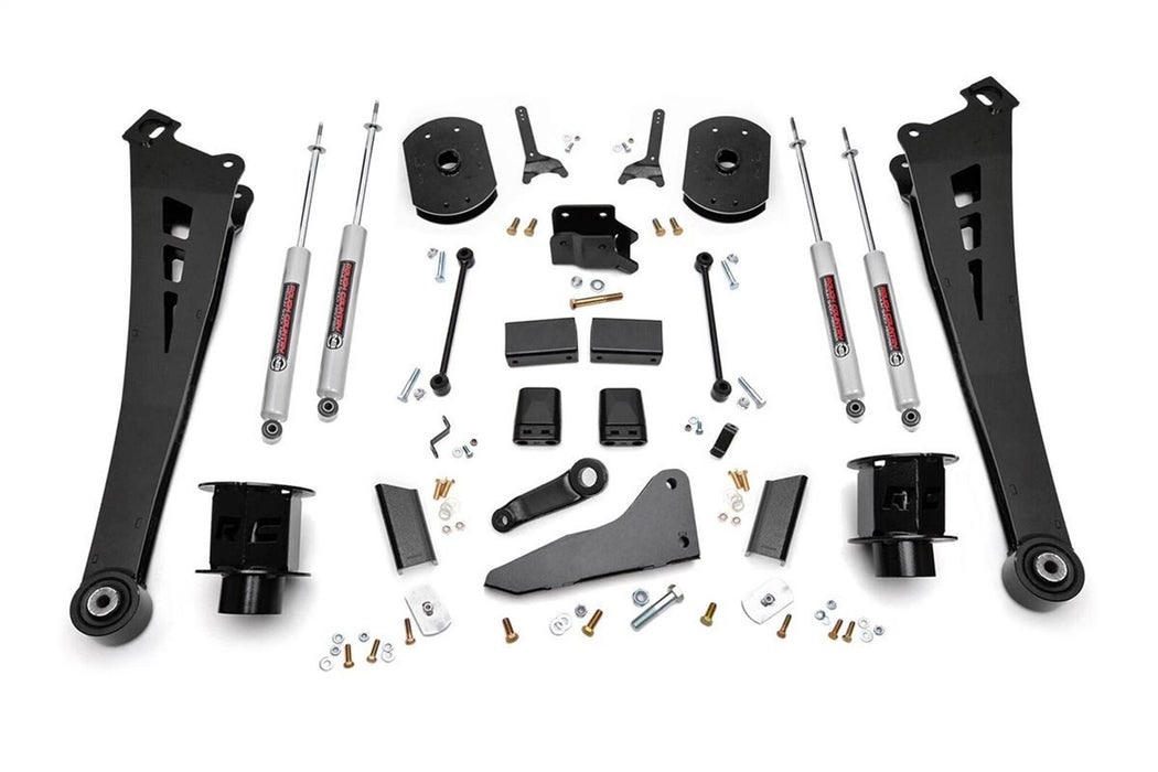 Rough Country 396.20 Suspension Lift Kit w/Shocks; 5 in. Lift; - Truck Part Superstore