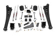 Rough Country 396.20 Suspension Lift Kit w/Shocks; 5 in. Lift; - Truck Part Superstore