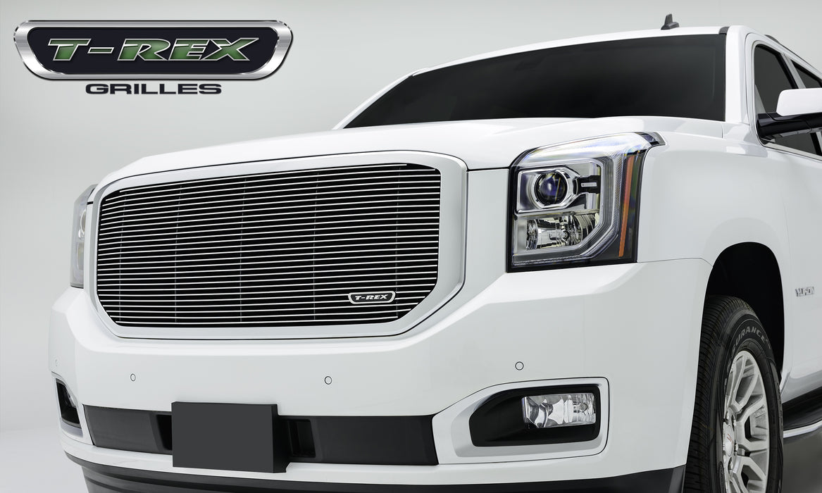 T-Rex Grilles 20169 Billet Series Grille; Horizontal; Aluminum; Polished; 1 Pc; Insert; - Truck Part Superstore
