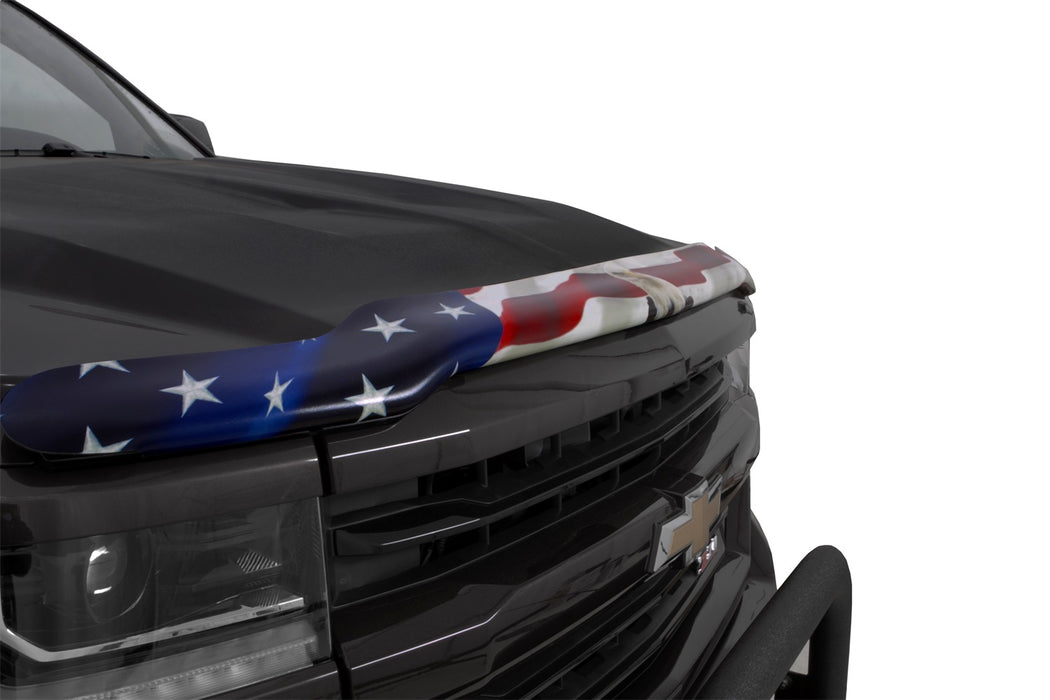 Stampede 2158-30 Vigilante Premium Hood Protector; American Flag w/Eagle; - Truck Part Superstore