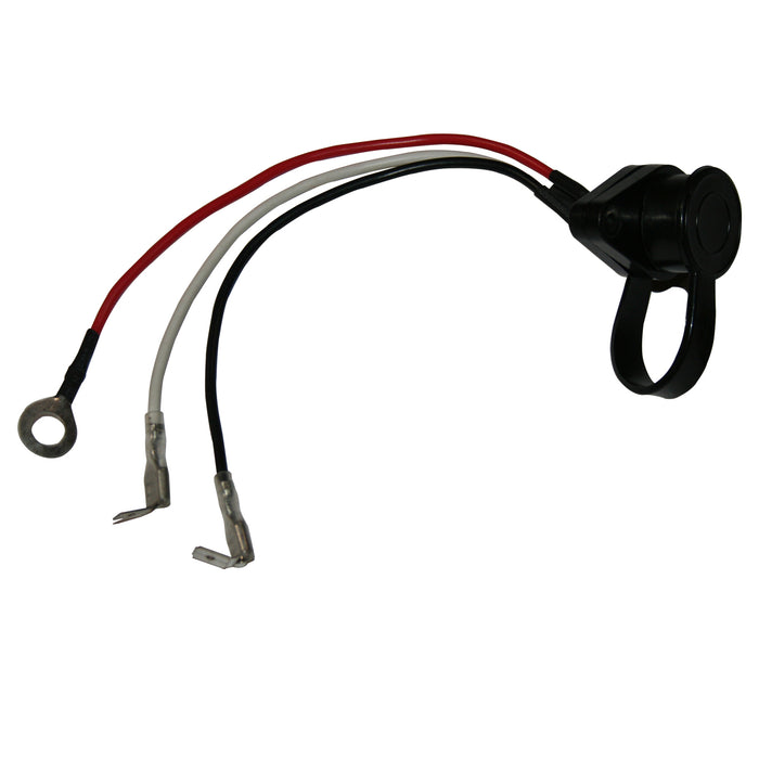 Bulldog Winch 20178D Plug Female W/Wire Harness Truck 3 Prong Push In Contactor W/Spade connections Bulldog Winch - Truck Part Superstore