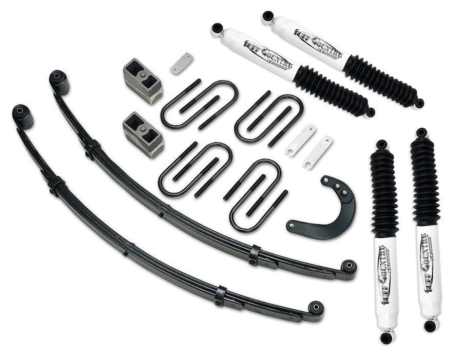 Tuff Country 14723KN 4 Inch Lift Kit 73-87 Chevy/GMC Truck/Suburban 3/4 Ton 4x4 K20 w/ SX8000 Shocks Heavy Duty w/ Rear Blocks Tuff Country - Truck Part Superstore