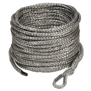 Bulldog Winch 20185-OR Powersports Synthetic Winch Rope 4.8Mmx50 Foot Orange Bulldog Winch - Truck Part Superstore