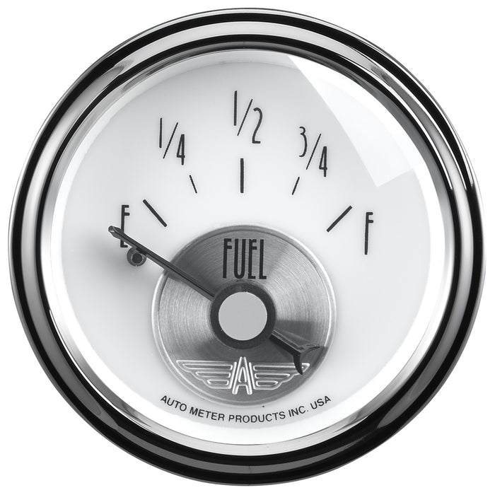 AutoMeter 2018 GAUGE; FUEL LEVEL; 2 1/16in.; 240OE-33OF; ELEC; PRESTIGE PEARL - Truck Part Superstore