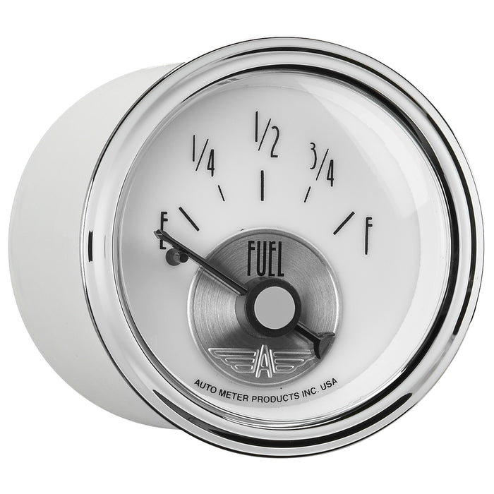 AutoMeter 2018 GAUGE; FUEL LEVEL; 2 1/16in.; 240OE-33OF; ELEC; PRESTIGE PEARL - Truck Part Superstore