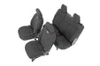 Rough Country 91020 Jeep Neoprene Seat Cover Set Black 18-20 Wrangler JL Rough Country - Truck Part Superstore