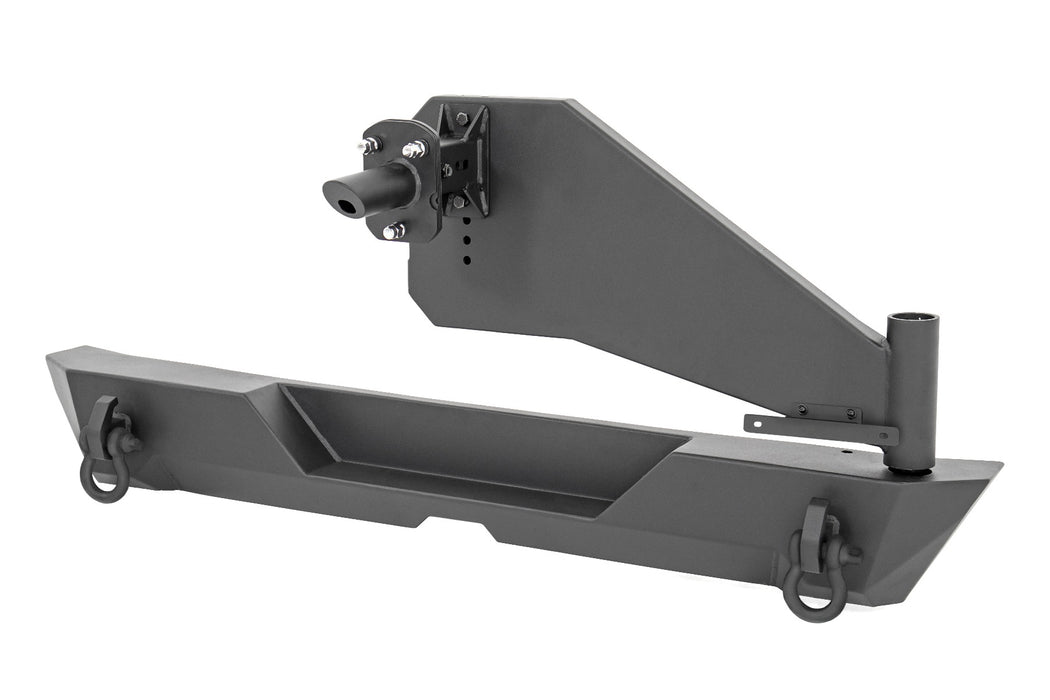 Rough Country 10598 Jeep JL Rear Trail Bumper with Tire Carrier For 18-Pres Wrangler JL 4WD Rough Country - Truck Part Superstore