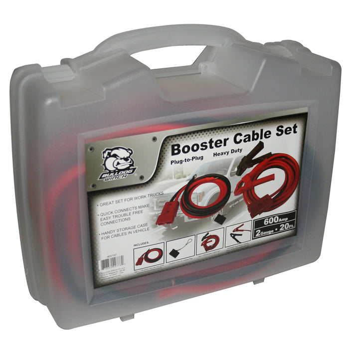Bulldog Winch 20197 Booster Cable 20 Ft 2 Gauge w/Quick Connects And 7.5 Ft Truck Lead Set Bulldog Winch - Truck Part Superstore