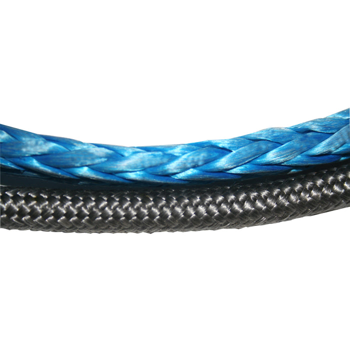 Bulldog Winch 20199 AR Synthetic Winch Line 9.5mm x 100 Foot 9 to 12k Gray Bulldog Winch - Truck Part Superstore