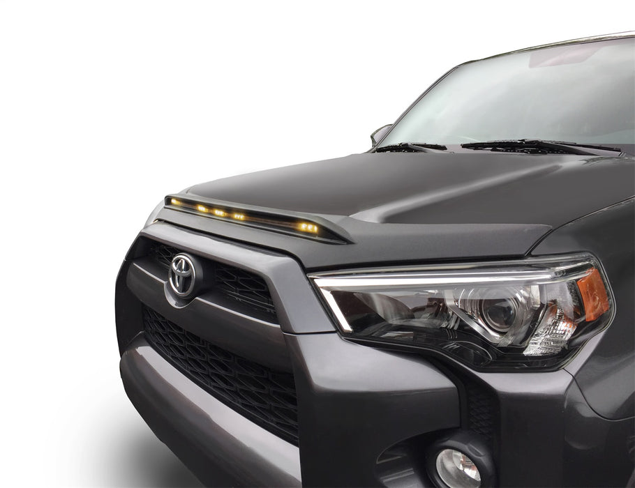 Auto Ventshade (AVS) 753025 Aeroskin LightShield™ Hood Protector; Black; Low Profile; - Truck Part Superstore