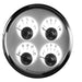 AutoMeter 2019 5in. QUAD GAUGE; 100 PSI/100-250 deg.F/8-18V/240-33 O; PRESTIGE PEARL - Truck Part Superstore