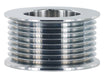 Powermaster Performance 201 Alternator Pulley; 8 Groove; 2.28 in. OD; Chrome Finish; - Truck Part Superstore