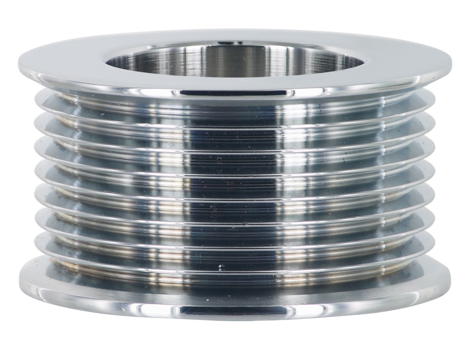 Powermaster Performance 201 Alternator Pulley; 8 Groove; 2.28 in. OD; Chrome Finish; - Truck Part Superstore