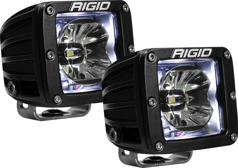 Rigid Industries 20200 LED Pod with White Backlight Radiance RIGID Industries - Truck Part Superstore