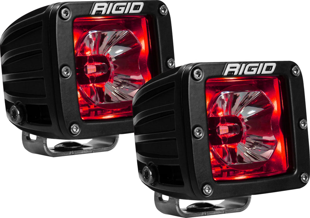 Rigid Industries 20202 LED Pod with Red Backlight Radiance RIGID Industries - Truck Part Superstore