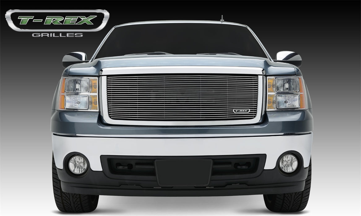 T-Rex Grilles 20204 Billet Series Grille; Horizontal; Aluminum; Polished; 1 Pc; Insert; - Truck Part Superstore