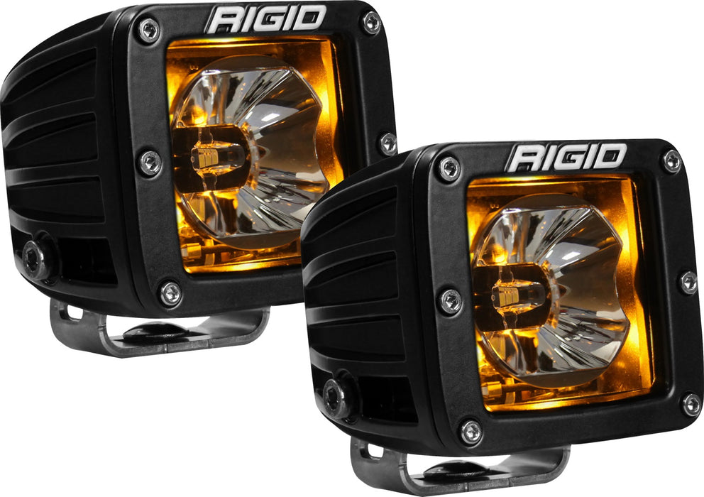 Rigid Industries 20204 LED Pod with Amber Backlight Radiance RIGID Industries - Truck Part Superstore