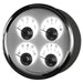 AutoMeter 2020 5in. QUAD GAUGE; 100 PSI/100-250 deg.F/8-18V/0-90 O; PRESTIGE PEARL - Truck Part Superstore
