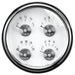 AutoMeter 2020 5in. QUAD GAUGE; 100 PSI/100-250 deg.F/8-18V/0-90 O; PRESTIGE PEARL - Truck Part Superstore