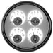 AutoMeter 2020 5in. QUAD GAUGE; 100 PSI/100-250 deg.F/8-18V/0-90 O; PRESTIGE PEARL - Truck Part Superstore