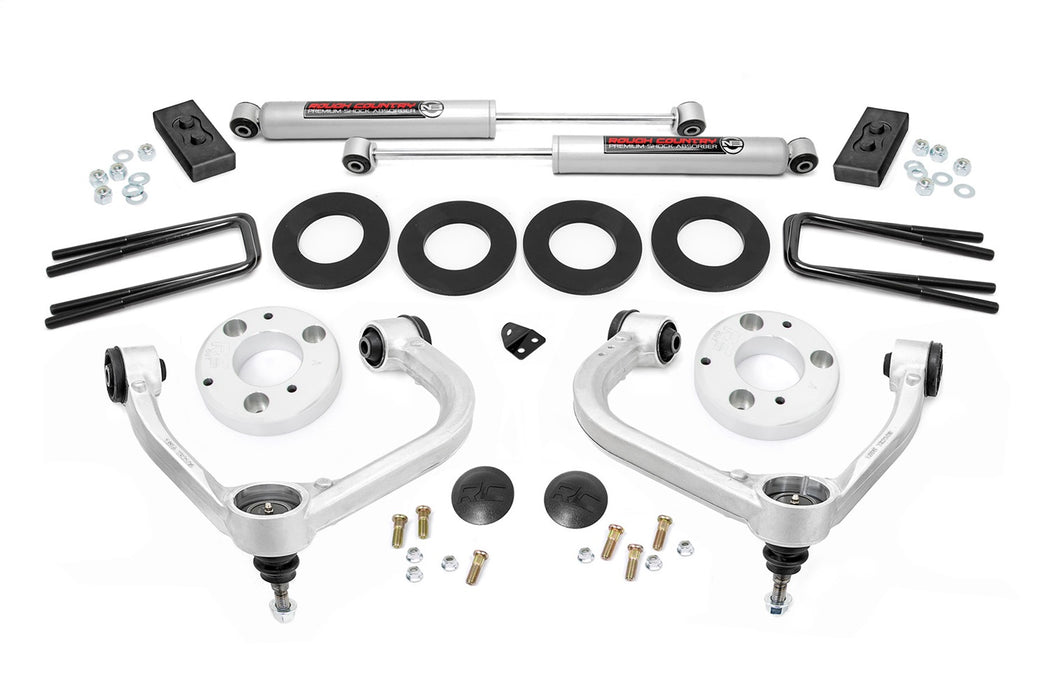 Rough Country 57730B 3 Inch Lift Kit Forged UCA 21-22 Ford F-150 4WD Rough Country - Truck Part Superstore