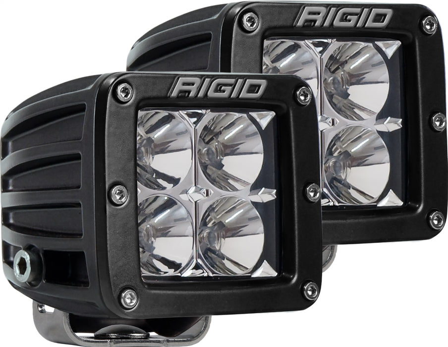 Rigid Industries 202123 Flood Surface Mount Amber Pair D-Series Pro RIGID Industries - Truck Part Superstore