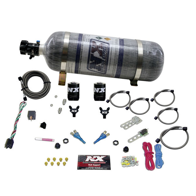 Nitrous Express 20215-12 GM EFI DUAL NOZZLE (100-300HP) WITH COMPOSITE BOTTLE - Truck Part Superstore