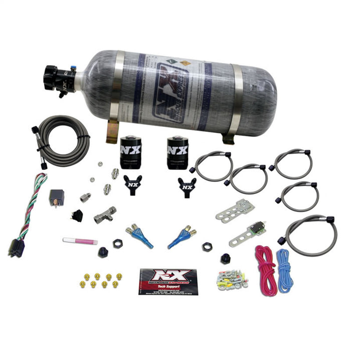 Nitrous Express 20218-12 GM TBI ALL (50-75-100-125HP) WITH COMPOSITE BOTTLE - Truck Part Superstore